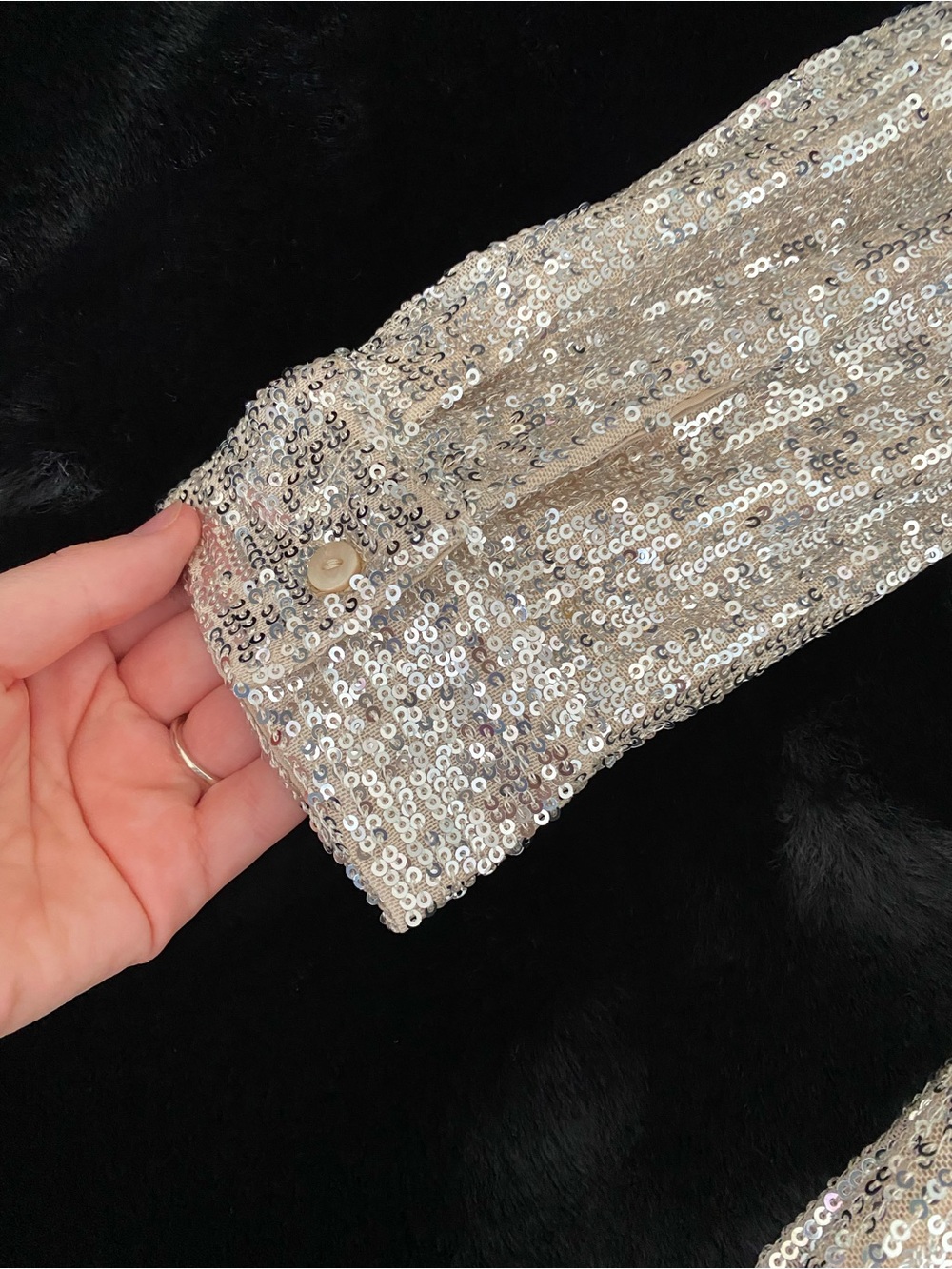 Style Rack Silver Sequin Mini Dress - Picture 6 of 10